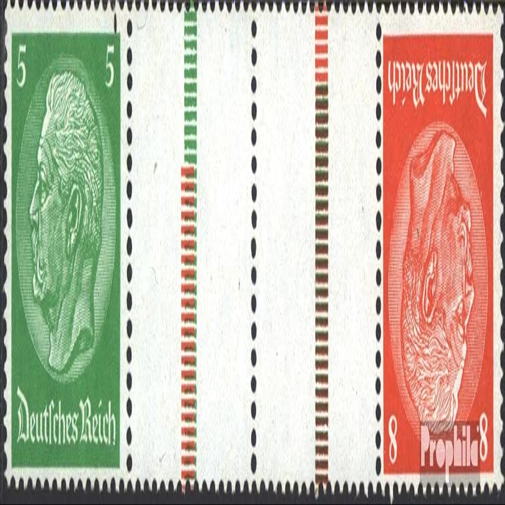 German Empire KZ21.2 Tested unmounted Mint/Never hinged ** MNH 1934 Hindenburg WZ 4 (Stamps for Collectors)