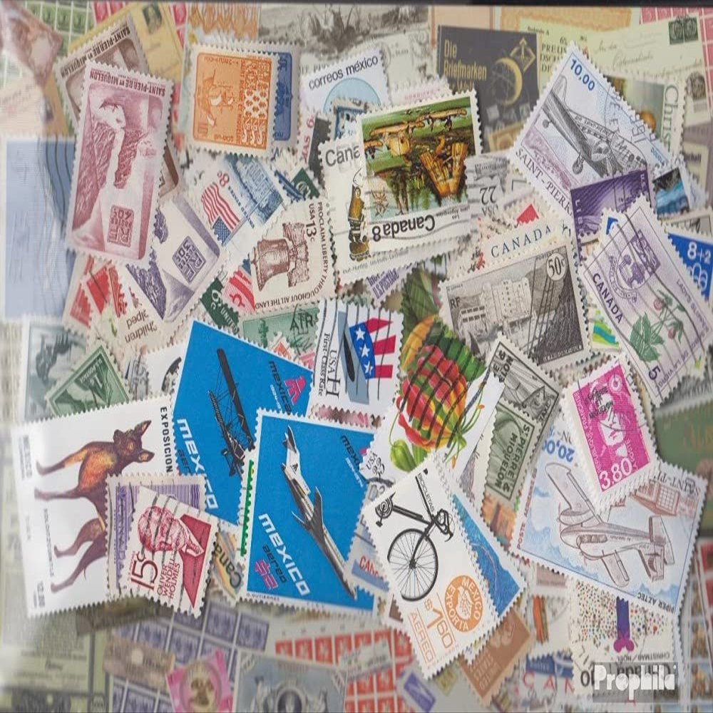 America 200 Various Stamps North America (Stamps for Collectors)