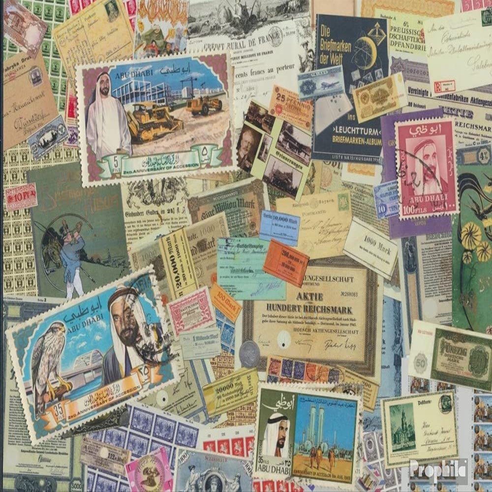 abu Dhabi 10 Various Stamps (Stamps for Collectors)