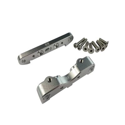 Aluminum Rear Lower Suspension Mount for Arrma 1/5 KRATON Outcast 8S BLX Upgrade Parts - Silver