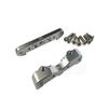 Aluminum Rear Lower Suspension Mount for Arrma 1/5 KRATON Outcast 8S BLX Upgrade Parts - Silver view 2