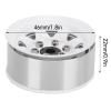RC Wheel Hub, 4 Pcs 1.55 Inch RC Wheel Rim Hub Zinc Alloy RC Beadlock Wheel Rim Hub Compatible with TF2 CC01 LC70 D90/MST Axial AX90069 RC Car(white) view 2