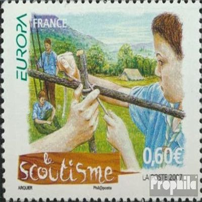 France 4257 (Complete.Issue.) unmounted Mint/Never hinged ** MNH 2007 Europe: Scouts (Stamps for Collectors) Rotary/Lions/Freemason/Pathfinder