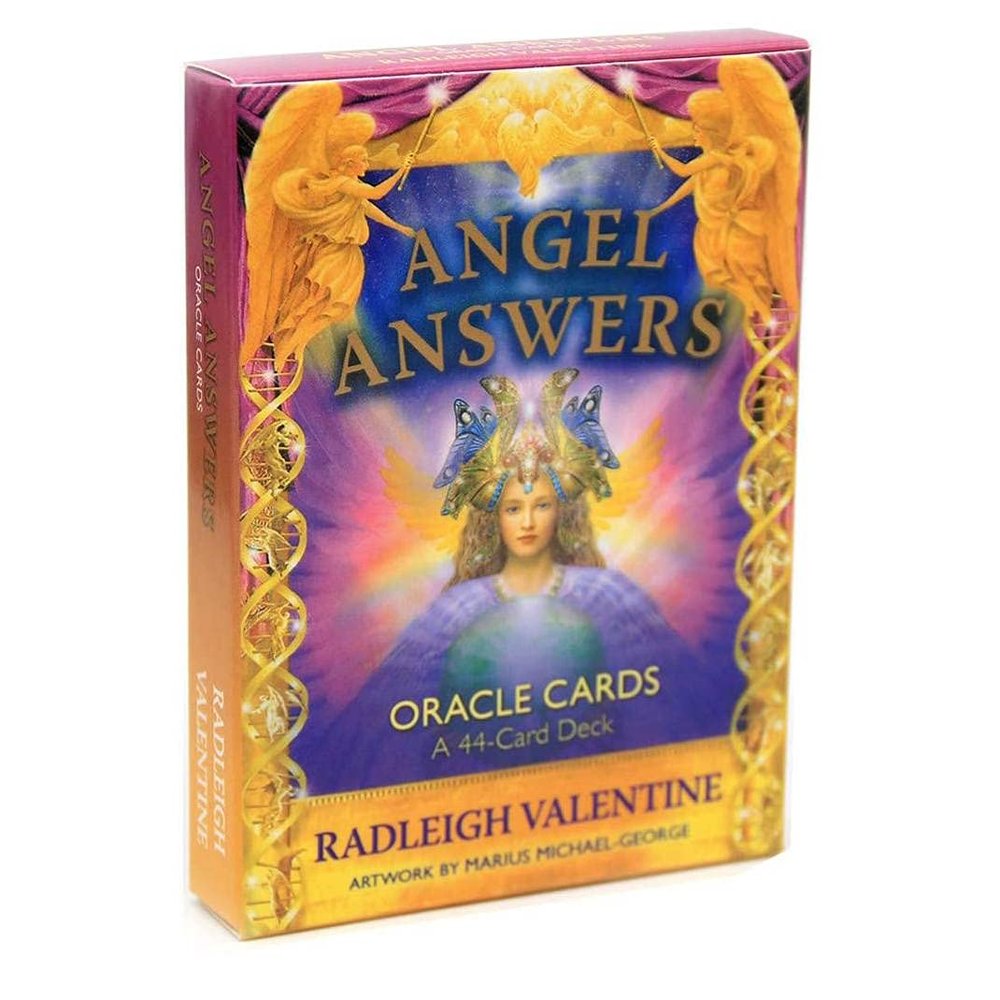 Angel Answer Oracle Cards, Tarot Cards, Divination Cards, Suitable for Beginners, Everyone, Family Gatherings, Entertainment Gatherings