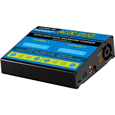 COMMON SENSE RC ACDC-DUO Two-Port Multi-Chemistry Balancing Charger (LiPo/LiFe/LiHV/NiMH)