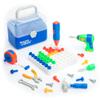 Educational Insights Design & Drill Toolbox - Construction Toys & Toddler Tools, Kids Tool Set with Real Electric Drill Toy, Kids Tool Box, Toddler Building Toys for Girls and Boys Ages 3+ view 2