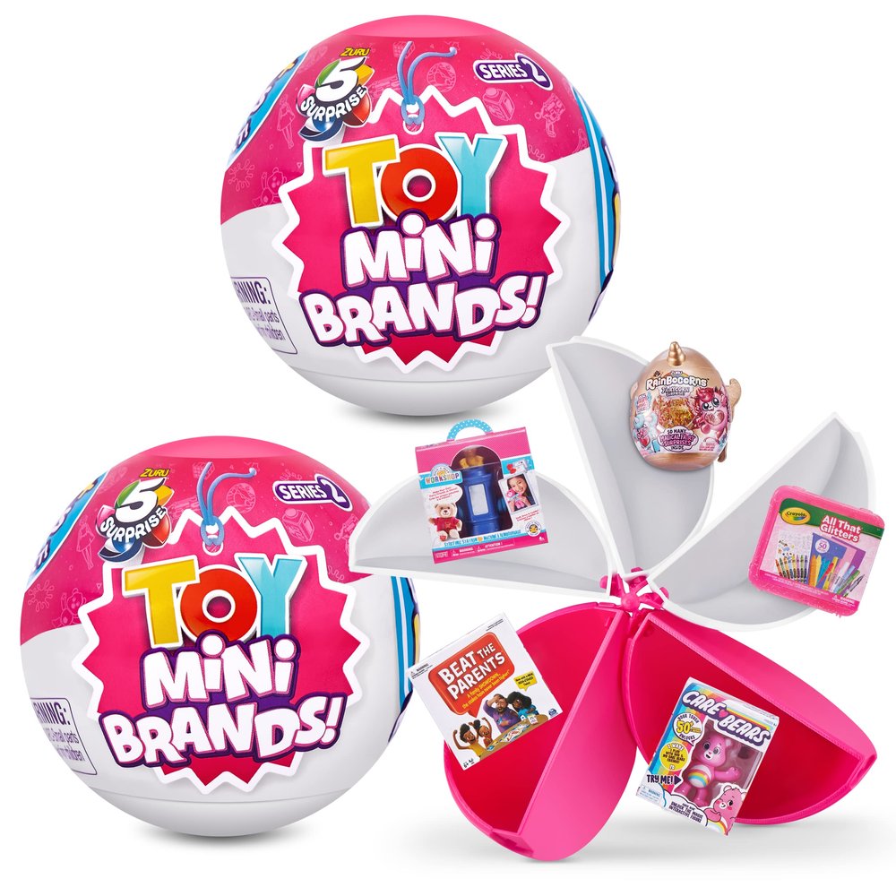 5 Surprise Toy Mini Brands Series 2 Capsule Collectible Toy (2 Pack) (77240)