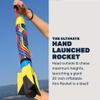Mighty Fun! - Airo Rocket Hand Launched Inflatable Kit - Includes Giant 20 Inch Ripstop Nylon Rocket, Hand Launcher and Storage Bag - Soars 150 Feet - Ages 6+ view 2