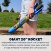 Mighty Fun! - Airo Rocket Hand Launched Inflatable Rocket Kit - Includes Giant 20 Inch Inflatable Ripstop Nylon Rocket, Hand Launcher and Storage Bag - Soars 150 Feet - Ages 6+ view 4