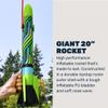 Mighty Fun! - Airo Rocket Hand Launched Inflatable Rocket Kit - Includes Giant 20 Inch Inflatable Ripstop Nylon Rocket, Hand Launcher and Storage Bag - Soars 150 Feet - Ages 6+ view 4