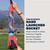 Mighty Fun! - Airo Rocket Hand Launched Inflatable Rocket Kit - Includes Giant 20 Inch Inflatable Ripstop Nylon Rocket, Hand Launcher and Storage Bag - Soars 150 Feet - Ages 6+ view 2