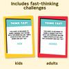 Who Knows More? Kids or Adults, The Ultimate Trivia Game for Kids, Teens and Adults - A Fun Family Party Game view 4