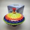 Classic Choral Multicolor Spinning Tin Top Toy from KsmToys The Funny Buzzing Multitaonal Hum Gets Louder As The Top Spins Faster, 9x9x9 Ages 18 m+ view 1