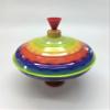 Classic Choral Multicolor Spinning Tin Top Toy from KsmToys The Funny Buzzing Multitaonal Hum Gets Louder As The Top Spins Faster, 9x9x9 Ages 18 m+ view 4