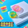 The Dreidel Company Plastic Coil Spring, Glow-in-The-Dark Magic Rainbow Slingy, Party Favor, Birthday Bag Filler, Stocking Stuffers, 3" (80MM) (10-Pack) view 3