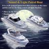 NEXTAKE Electric Marine Patrol Boat - Coast Guard Vessel Police Speedboat Ship Model with Siren and Light (Grey 2) view 2