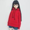 30CM / 45CM / 60CM Doll Clothes 1/3 1/4 1/6 BJD Doll Accessories BJD SD DIY Fashion Hoodie Toys Dolls Clothing (1/4,Red) view 1
