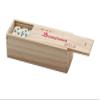 CHH 2311SW Double 6 Jumbo Ivory Domino with Spinners in Wooden Case, 8.75-inch Length view 1