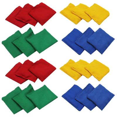 Dick Martin Sports MASBB33-2 Martin Sports Nylon/Plastic Bean Bags, 2.5 x 3.5-Inch, Assorted, 12 Per Pack, 2 Packs (MASBB33-2)