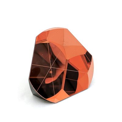 Pyramid Prism Diameter 64mm H39.8mm Second Order Retroreflector High Precision and Reflection Corner