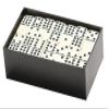 CHH 2312S Double 9 Jumbo Ivory Domino with Spinner in Black Box, 8.25-inch Length view 1