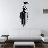 American Flag American Soldier Soldiers Troops Heroes U.S. Soldier Silhouette Vinyl Wall Art Sticker Wall Decal for Home House Room Bedroom Kids Room Play Area Wall Design Dcor Size (40x24 inch) view 1