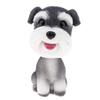AMLESO Bobble Head Dog Puppy Figurine Home/Car Dashboard Decoration, Schnauzer view 3