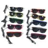 Neon LED Glasses, Flashing Shutter Neon Glowing Glasses Neon EL Wire Shutter Glasses with 4 Modes for Nightclubs, DJ, Concert, Halloween (Red) view 2