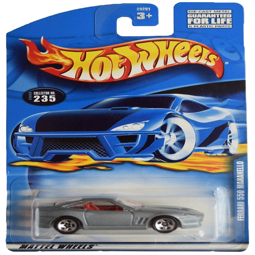 Hot Wheels [Ferrari 550 Maranello, Silver #235