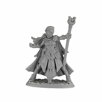 Bones USA Alaedril Starbloom Elf Wizard Miniature Figure 25mm Heroic Scale Reaper Reaper Miniatures