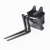 DAPENGNIAO for HUINA Full Metal Excavator Bucket Forks Pallet Forks for HUINA 550/580/592/593 RC Excavator DIY Modification Kit Accessories view 1