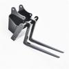 DAPENGNIAO for HUINA Full Metal Excavator Bucket Forks Pallet Forks for HUINA 550/580/592/593 RC Excavator DIY Modification Kit Accessories view 3