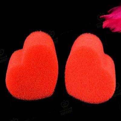 Close Up Magic Tricks Magic Hearts - Double Red Sponge - Magic Trick