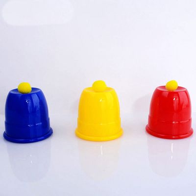 Close Up Magic Tricks Plastic Magic Cups and Balls (Professional) - Magic Trick