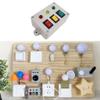 Harilla Busy Board Mini Simulation Traffic Light for 2 3 4 Year Old - Plastic Road Sign Lights with Switch Early Education Learning view 4