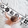 KaPing My First Black and White High Contrast Soft Book , Infant Tummy Time Toys, Black and White Baby Cards, Folding Educational Activity Cloth Book Suitable for Boys Girls Toddler view 2