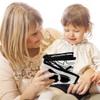 KaPing My First Black and White High Contrast Soft Book , Infant Tummy Time Toys, Black and White Baby Cards, Folding Educational Activity Cloth Book Suitable for Boys Girls Toddler view 4