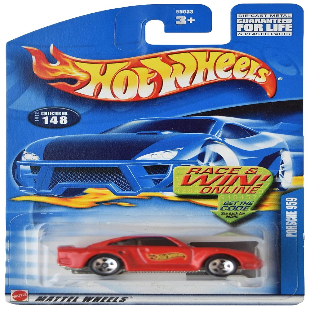 Hot Wheels Porsche 959, [red] #148