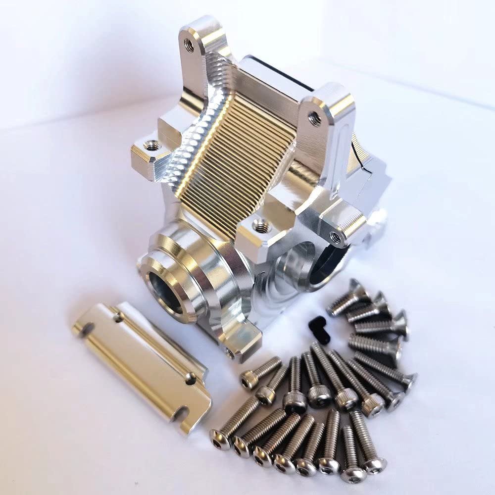 Aluminum Front or Rear Differential Gearbox Case Silver for ARRMA KRATON Typhon Talion Limitless AR310427 AR310854