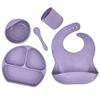 Baby Silicone Feeding Set, easy to clean and safe designed for the little ones. view 1