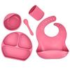 Baby Silicone Feeding Set, easy to clean and safe designed for the little ones. view 2