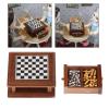 AMLESO 1:12 Scale Dollhouse Miniature Chess Board Table Games Dollhouse view 2