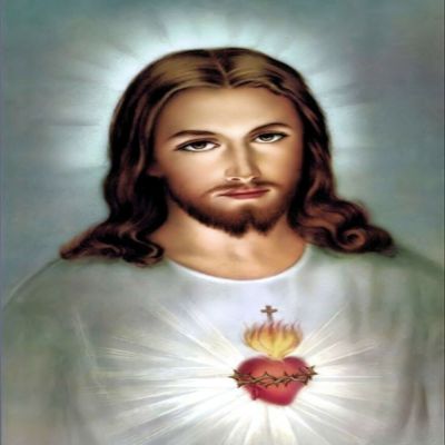 1000 Pieces Christian Catholic Jesus Sacred Heart Jigsaw Puzzle - Adult Early Childhood Educational Game, Art Learning, Books, Wooden Cartoon Jigsaw
