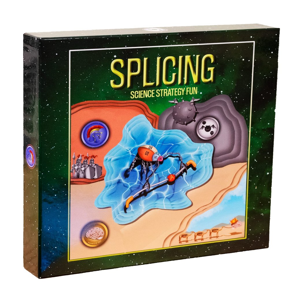 1993 Nobel Prize Concept | Splicing Board Game | Science, Strategy, Fun Game Perfect for Family | Biology, DNA, RNA, Protein, Virus | Age 8+ | STEM Game