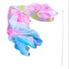 Winged Sirenny Youth Silk Ribbon Dancer Wand, Church Worship & Praise Adoration Dance Flag Banner, Juggling Play Silk Streamer with Rods (71" Flower Feast) view 1