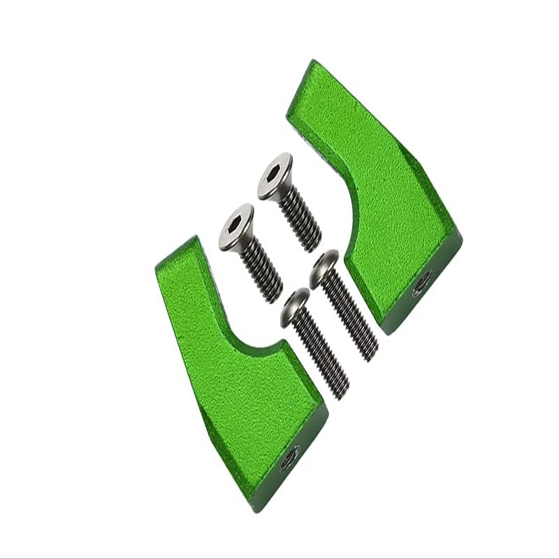 GPM For Team Losi 1/18 Mini-T 2.0 2WD Stadium Truck Upgrade Parts Aluminum Servo Mount - 6Pc Set Green
