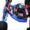 GPM For Team Losi 1/18 Mini-T 2.0 2WD Stadium Truck Upgrade Parts Aluminum Servo Mount - 6Pc Set Green view 3