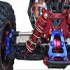 GPM For Losi 1:10 Lasernut U4 Tenacity LOS03028 / Tenacity DB Pro LOS03027V2 Upgrade Parts Aluminum Front Thickened Spring Dampers 86mm - 12Pc Set Red view 2
