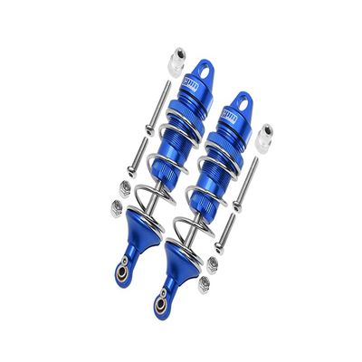 GPM For Losi 1:10 Lasernut U4 Tenacity LOS03028 / Tenacity DB Pro LOS03027V2 Upgrade Parts Aluminum Front Thickened Spring Dampers 86mm - 12Pc Set Blue