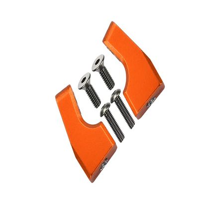 GPM For Team Losi 1/18 Mini-T 2.0 2WD Stadium Truck Upgrade Parts Aluminum Servo Mount -6Pc Set Orange